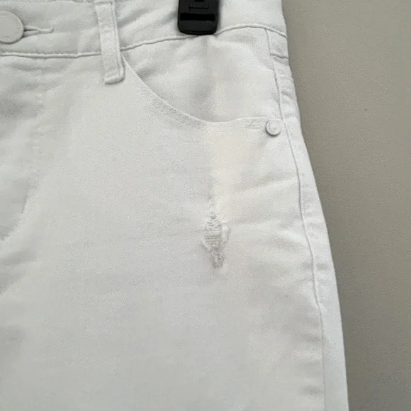 Wit & Wisdom ‘Ab'Solution Raw Hem High Waist Crop Slim Jeans. - Picture 14 of 15